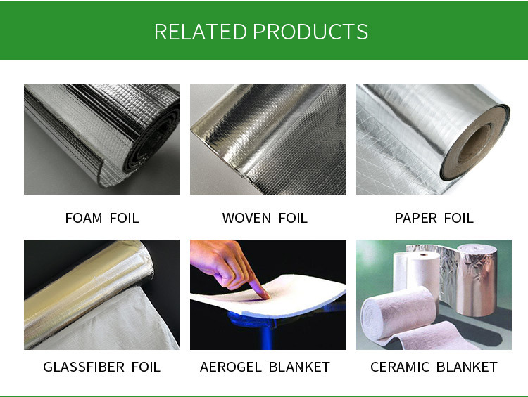 China Supplier PE Woven Fabric Film Laminating Aluminum Foil