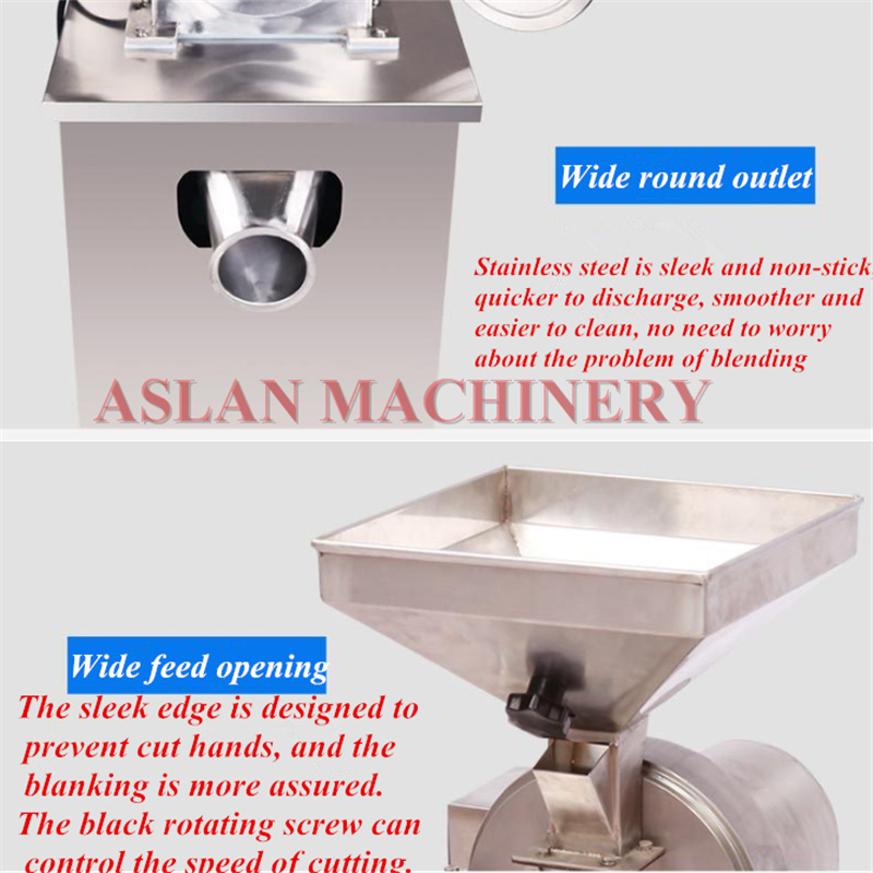 Factory Direct Sell Spices Coffee Beans Grinding Machine/Herb Grinder Machine with Cyclone