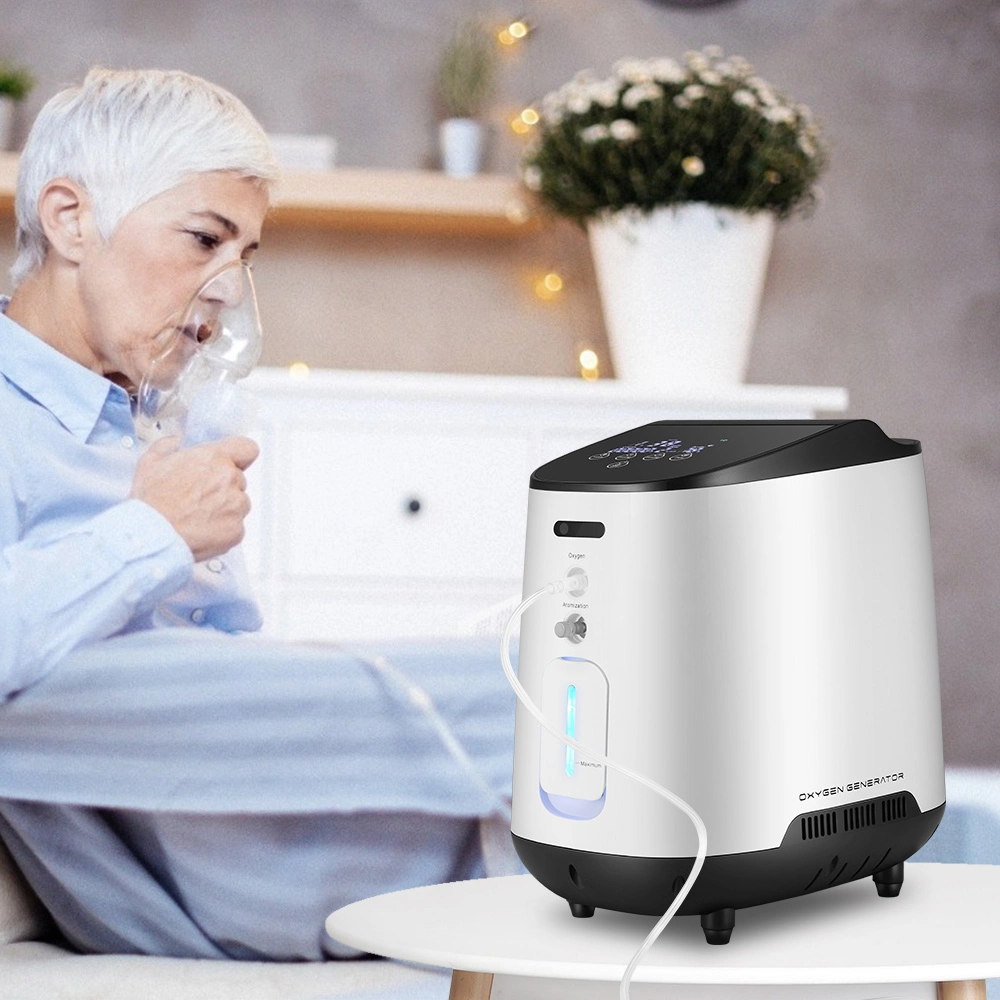 1-7L Mini Portable Oxygen Concentrator Machine Home Use Oxygen Generator Medical Supplies