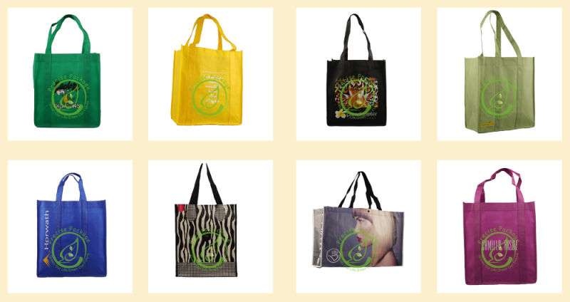 Promotional Cheap Recycled Non Woven Fabric Disposable Shopping Bag