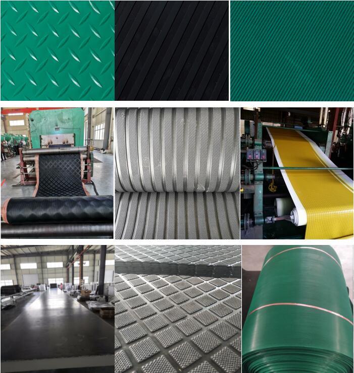 High Quality Neoprene Nitrile NBR SBR Cr Fabric Insertion Rubber Mat Rubber Flooring Sheet