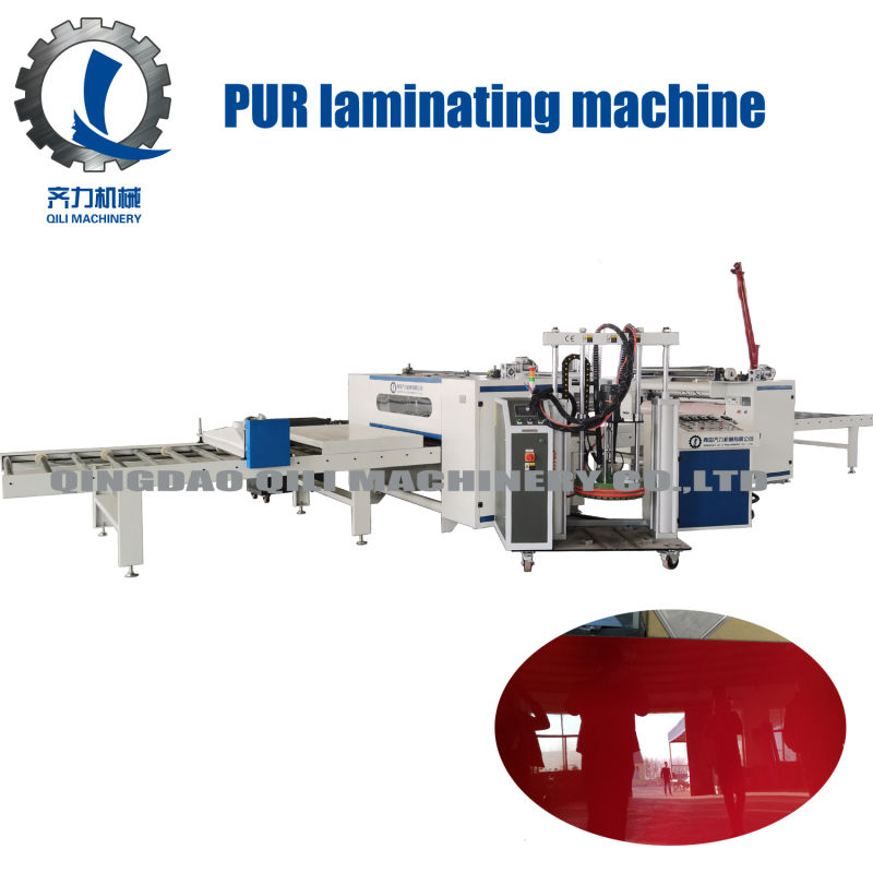 Automatic PUR Adhesive Hot Melt Panel Laminating Machine