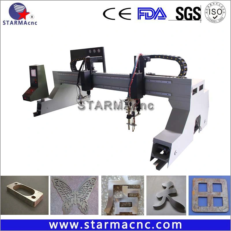 Jinan CNC Gantry Type Plasma Cut Machine with Flame (2560)