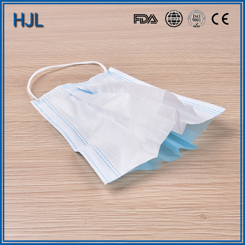 Disposable Civil Mask 3-Ply Non Woven Adult Earloop Respiratory Mask