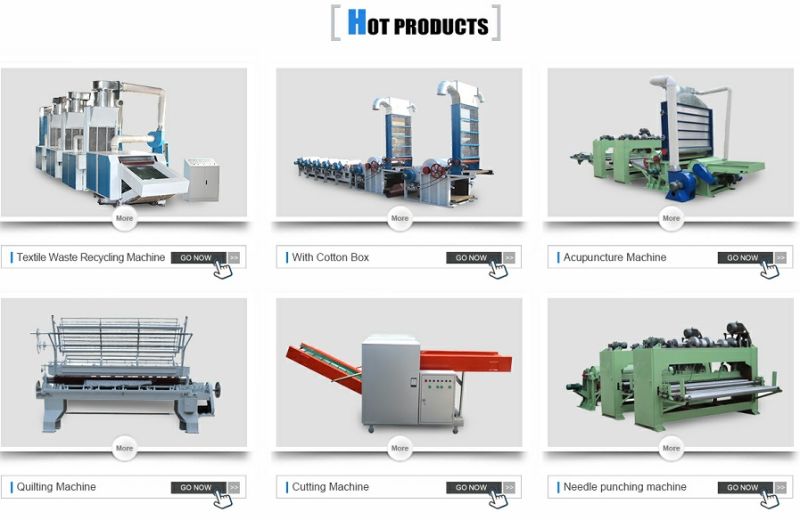 Needle Punching Machine for Non Woven Product / Cotton Waste Recycling Machine