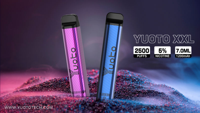 Factory Wholesale 2021 New Disposable Yuoto XXL2500puffs Cigarette Puff Bar Device Disposable Vape Factory Direct