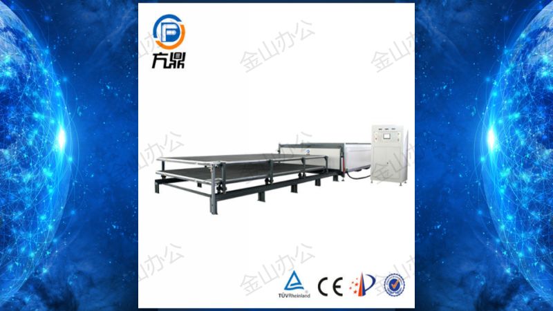 Low Power 2 Layers Glass Laminating Machine for Architectual Use.