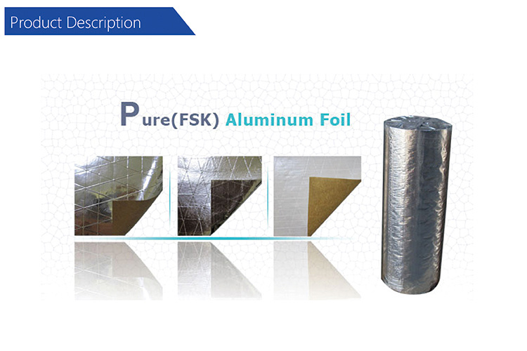 Antiglare Lamination Heat Insulation Aluminum Foil Scrim Kraft Paper