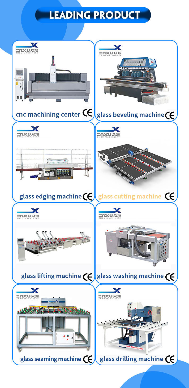 Factory Price Zxx-C3018 Hot Glass/Stone CNC Machining Center Factory Direct