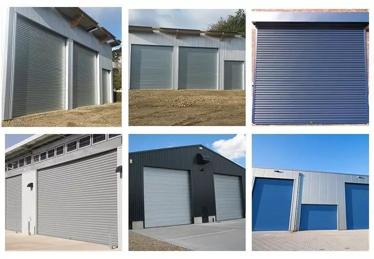 Automatic Galvanized Steel Rolling Shutter Door for Exterior Use
