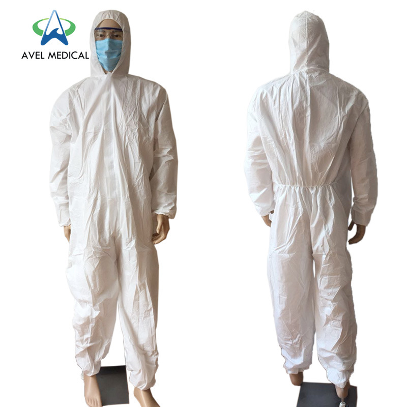 Cheap Waterproof Non-Woven Isolation Protective Clothing Suit Disposable