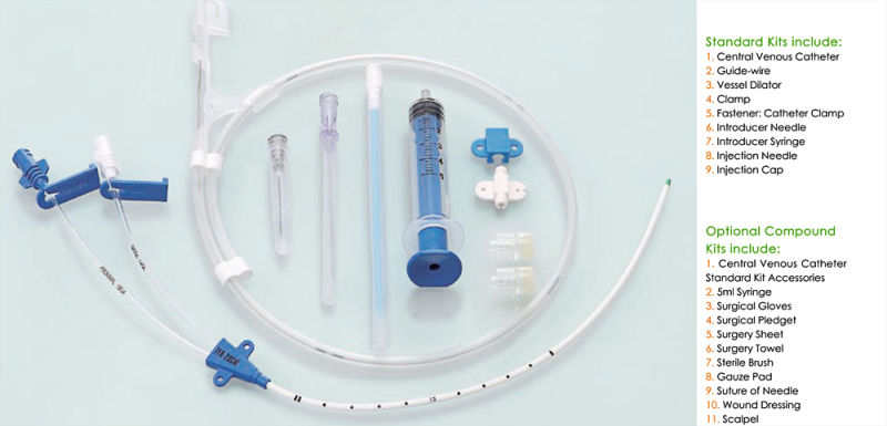 Single/Double/Triple Central Venous Catheter for Medical Products