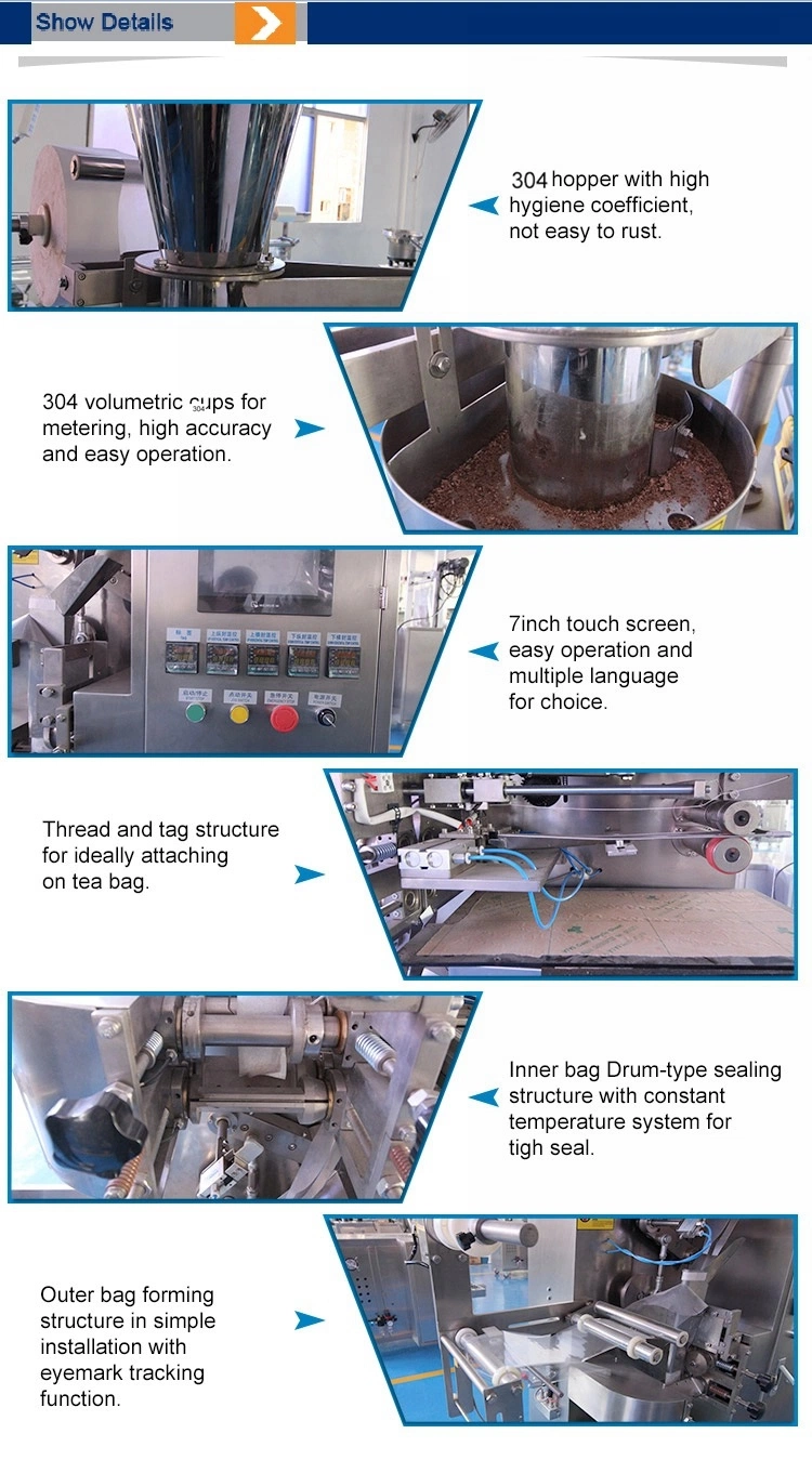 Top Y Automatic Vertical Cheap Small Tea Bag Multi-Function Food Packaging Machine with High Quality