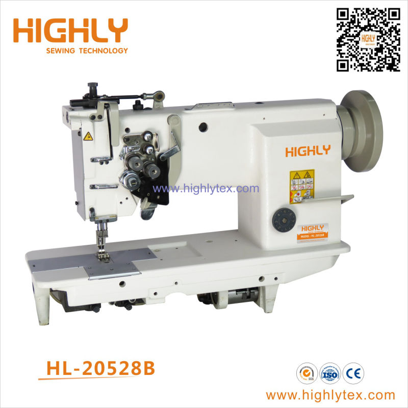 High Speed Double Needle Flat Bed Heavy Duty Lockstitch Sewing Machine