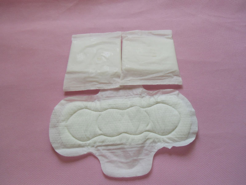 100% Cotton Customized Women Sanitary Napkin and Pads for Day Use and Night Use