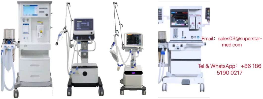 2021 New Style Basic Level Human Anesthesia Machine S6100d Portable/Luxurious Anesthesia Machine