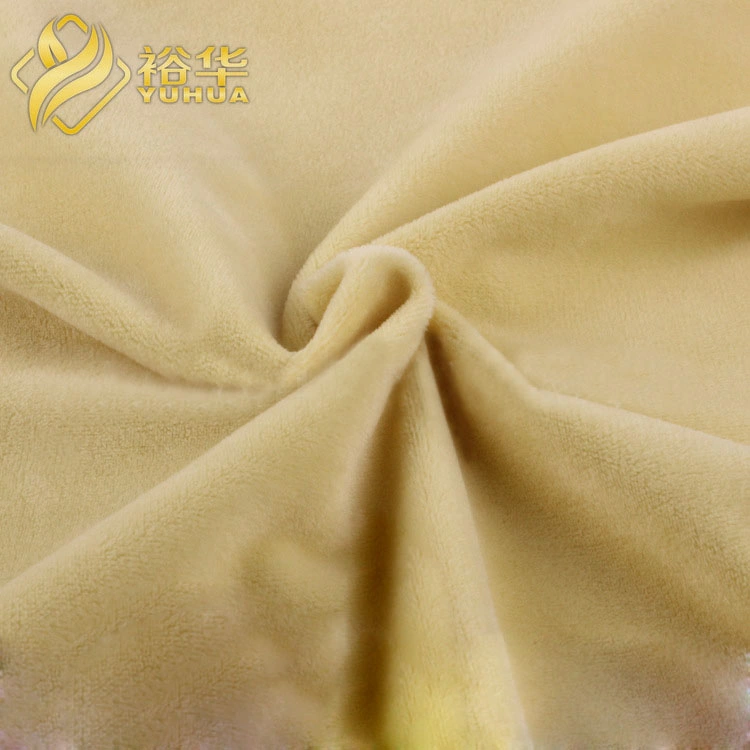 Fleece Fabric Shaker Flannel Backing Print Velour for Toy Fabric Manufacturer Plush 100% Polyester Fabric