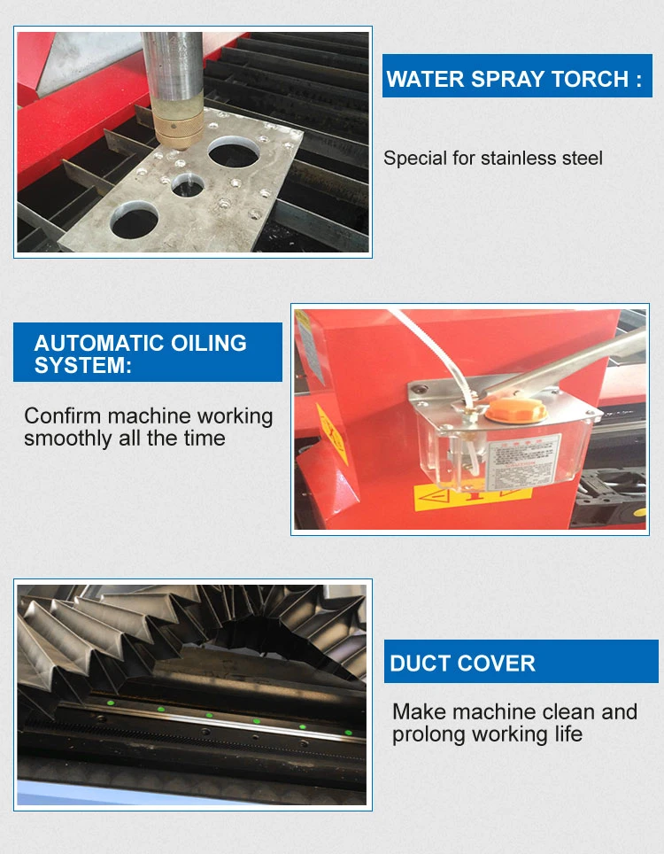CNC Table Type Metal Steel Plate Automatic Laser Plasma Flame Cutting Machine