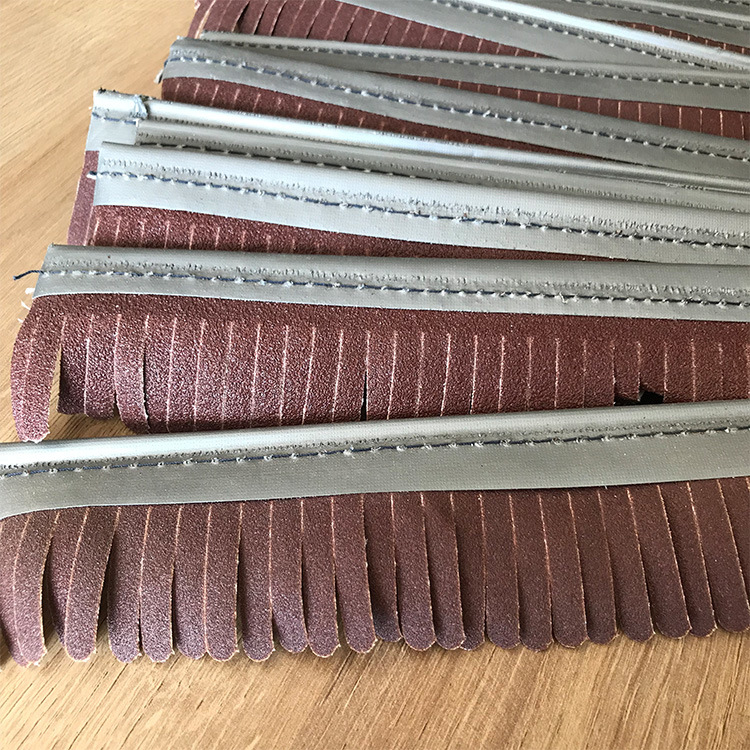 60mm Width Industrial Sandpaper Polishing Strip Brush