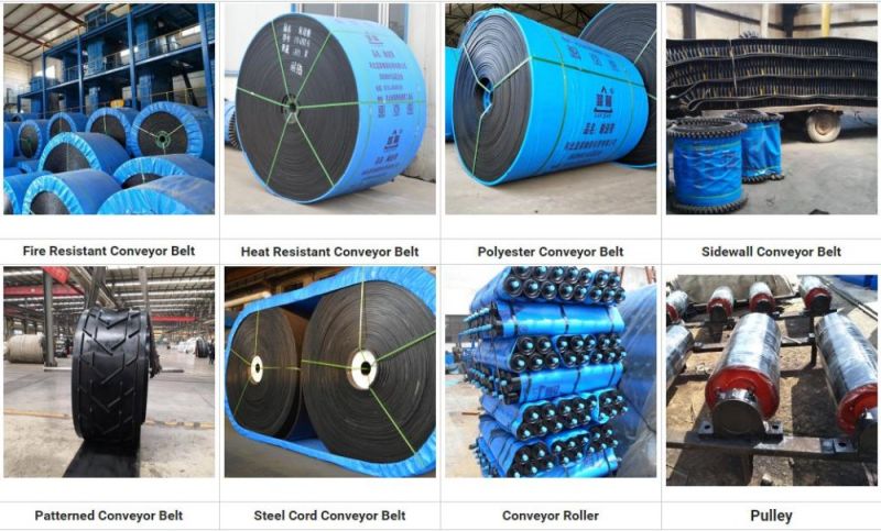 Corrugated Sidewall Rubber Conveyor Belt with ISO Certified