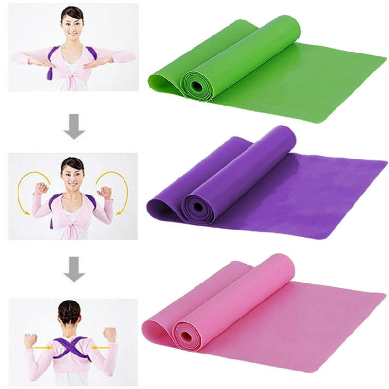 New Products 100% Latex Fitness Yoga Bands Elastic Sports Band