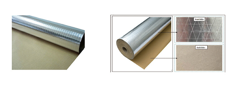 Antiglare Lamination Heat Insulation Aluminum Foil Scrim Kraft Paper