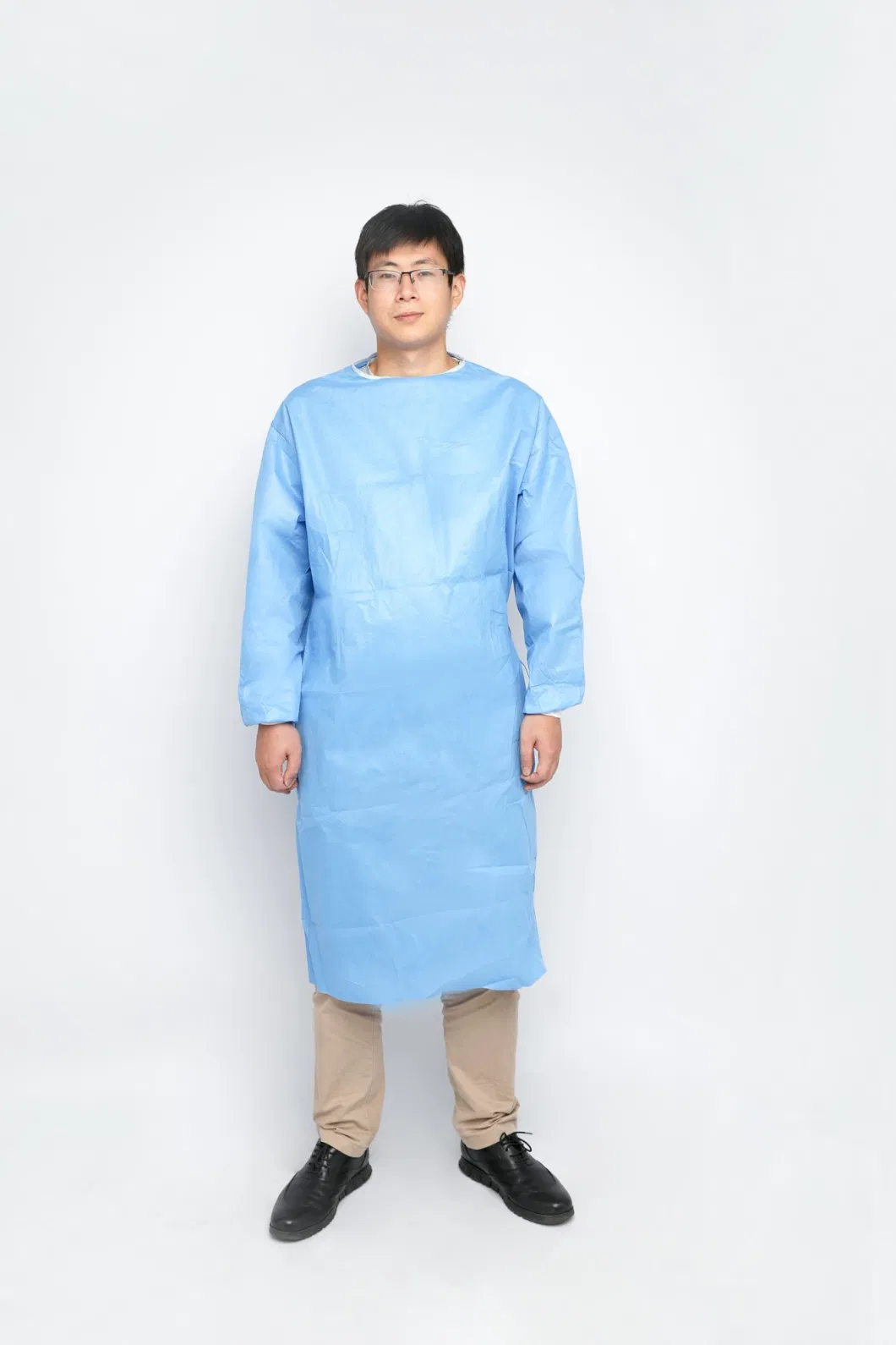 High Quality Medical Supplies Surgical Dress Standard Hospital Disposable Medical Surgical Isolation Gown/Coverall