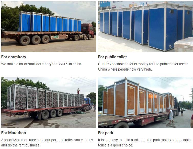High Quality Cheap Portable Public Toilet on Trailer for Sale