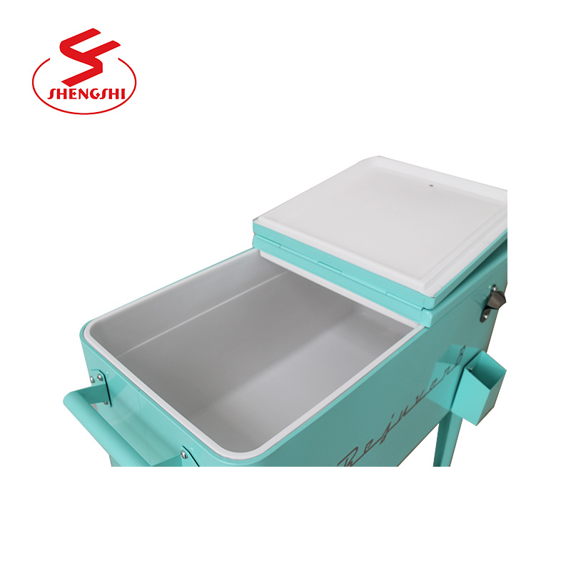 High Quality Rolling Beverage Outdoor Cooler with Wheels
