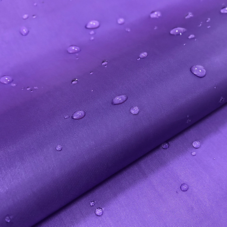 Eco Friendly Durable Polyurethane Coating Coated 70d 100% Polyester Fabric Textile Material