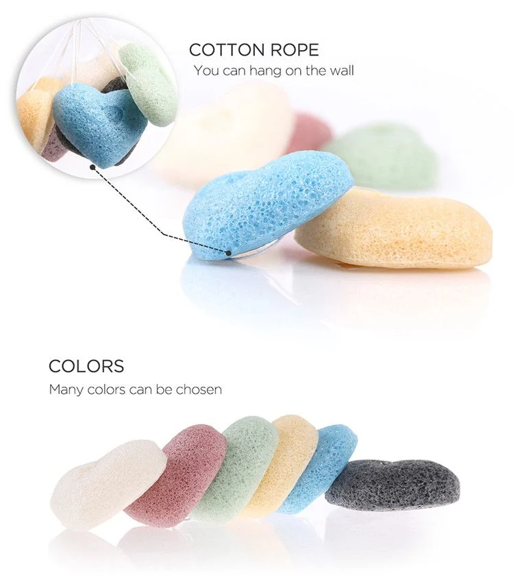 Konjac Sponge Face Exfoliation Cleaning Sponge 100% Natural Konjac Sponge BPA Free