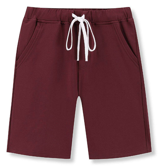 Classic Cotton Casual Fit Elastic Gym Shorts for Man