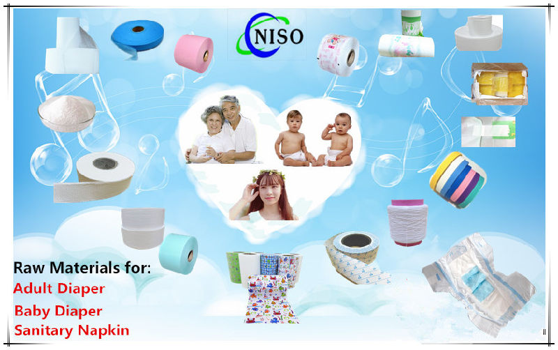 PE Film Backhsheet for Diaper, Laminated PE Film Nonwoven Raw Materials for Baby Diaper