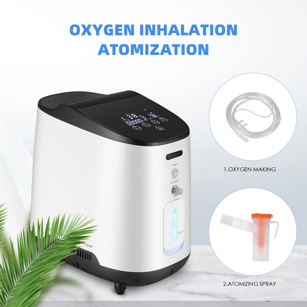 1-7L Mini Portable Oxygen Concentrator Machine Home Use Oxygen Generator Medical Supplies