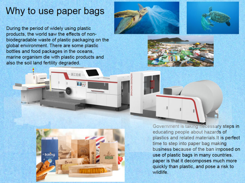 Paper Bag Forming Machine Kraft Paper Bag Making Machinery
