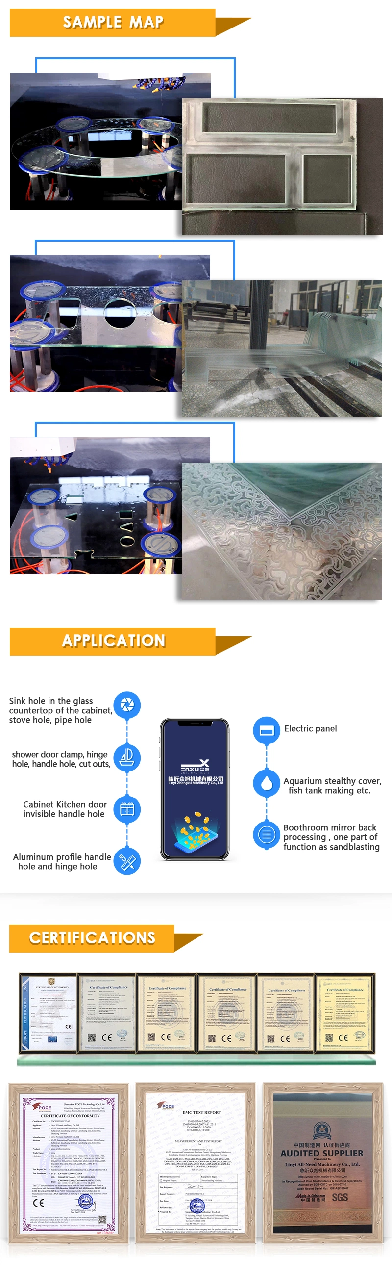 Factory Price Zxx-C1510 CNC Laminated/Laminating Glass Single Cutter Automatic Glass Cutting/Cutter Machine
