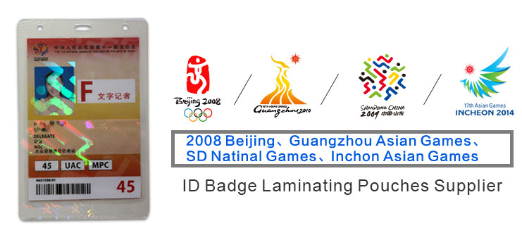 Customized Laser ID Card Hologram Laminating Pouches