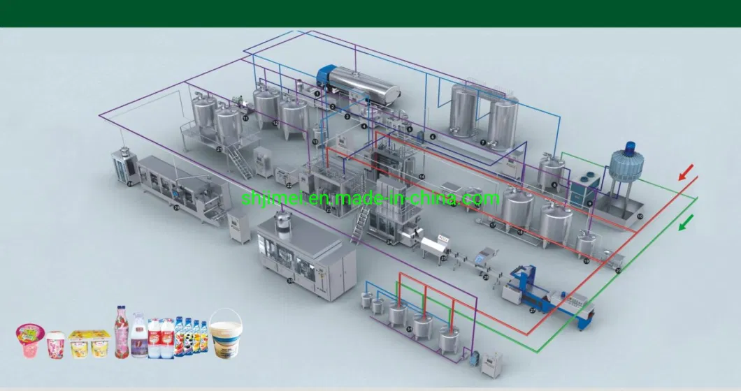 Milk Processing Equipment Machine for Making Milk Products Machine for Making Milk Products