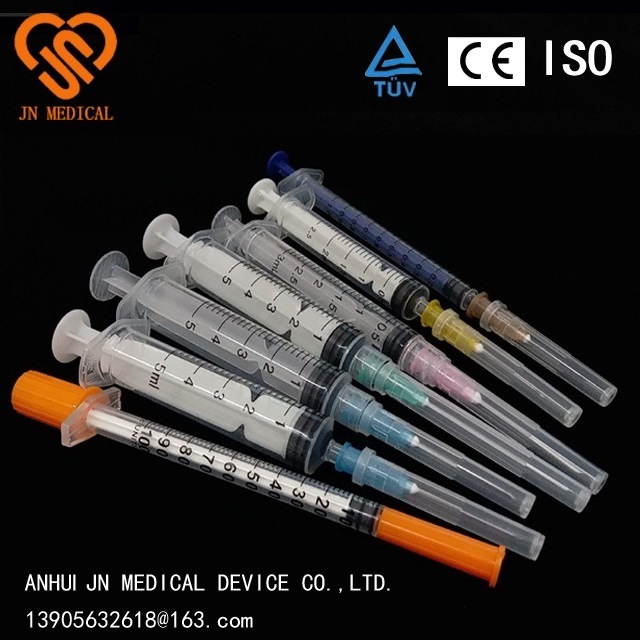 Disposable Medical Products 3-Parts Syringes Ce&ISO