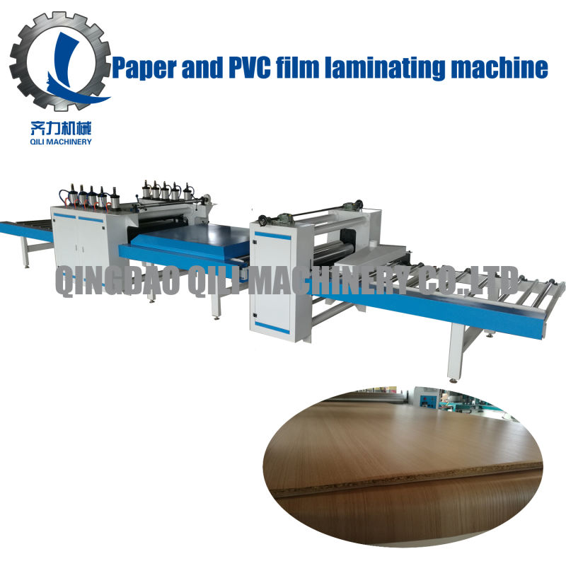 Qingdao Factory Price Paper Laminating Machine for MDF Panel