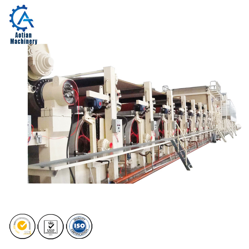 2850mm Kraft Paper Mill Machinery Paper Board Machine