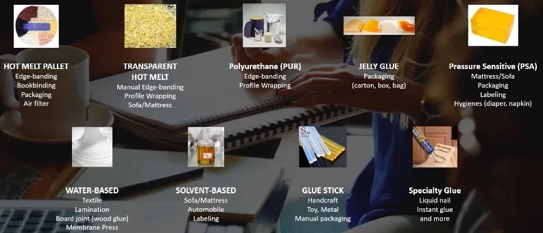 Premium Hot Melt Adhesive/ Hot Melt Glue for Packaging, Carton Sealing, Corrugated Cardboard/ Folding Box