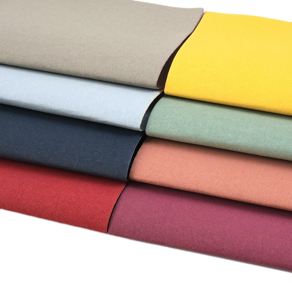 Plaid Color Short Velvet Foam Fabric Bows Material Coloured Leatherette Fabric