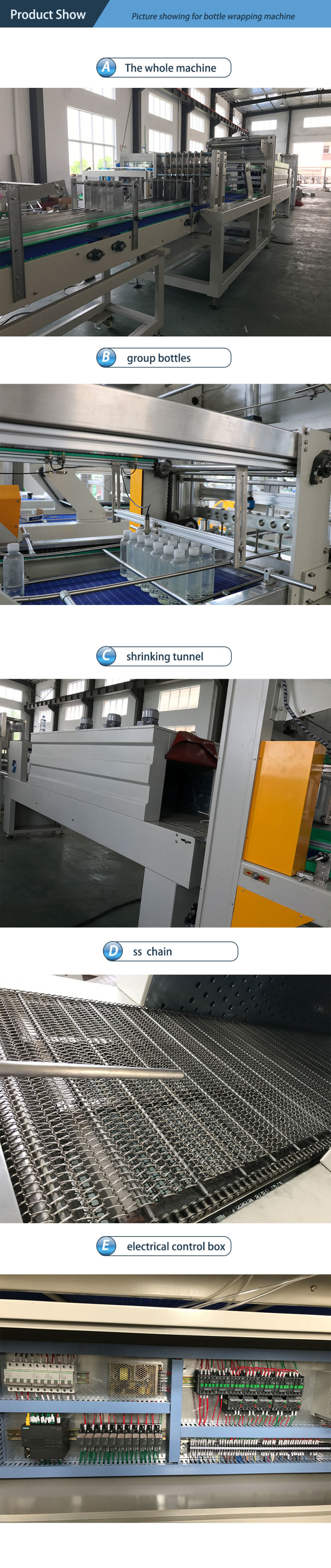 Full Automatic Film Shrink Packaging Machine