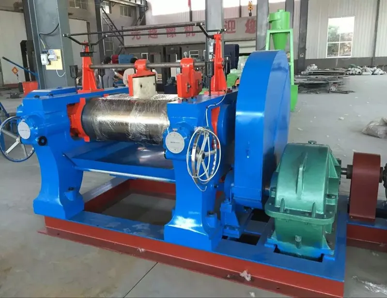 Open Mixing Mill for Rubber/Plastic, Silicon Rubber Machine Dual-Roller Mixing Mill