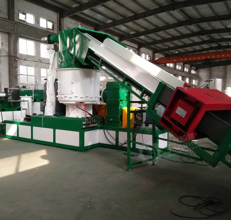 Plastic Pelletizing Recycling Extruder Plant
