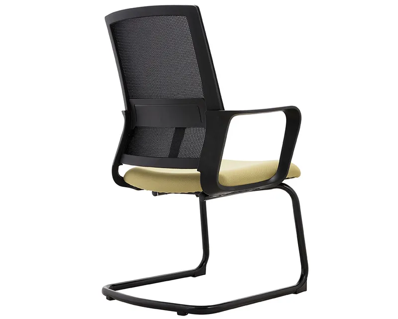 Plastic Type of Office Staff Chair with Fixed PP Armrest