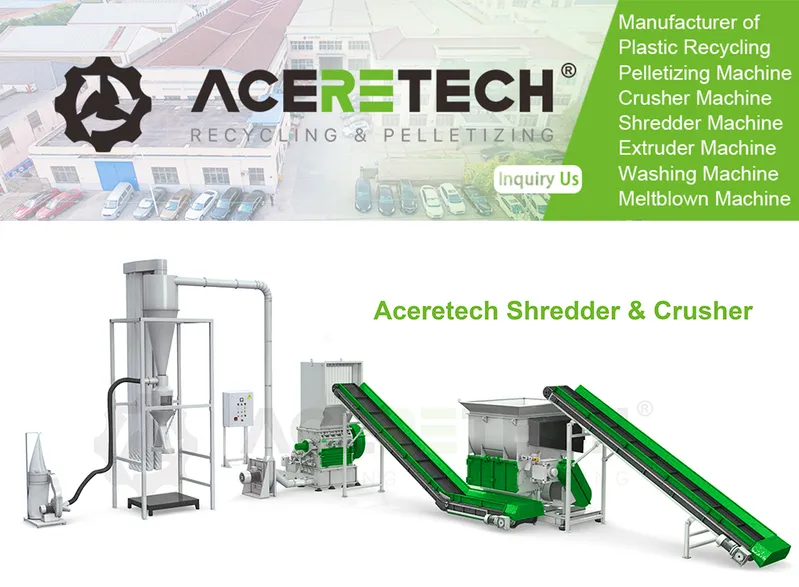 Single Shaft Shredder for Machine Recycling Plastic