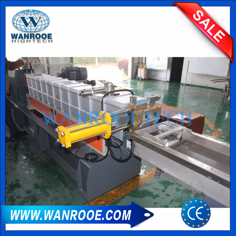 Plastic Pelletizing Compounding Double Screw Film Masterbatch Extruder