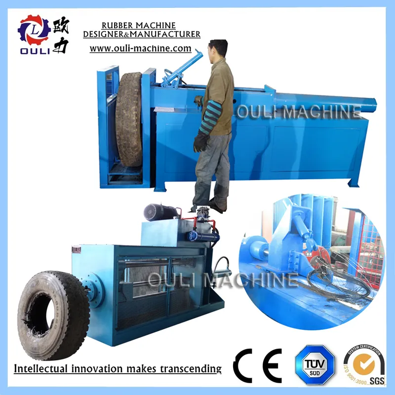 Rubber Crusher Machine / Waste Tyre Crusher Machinery